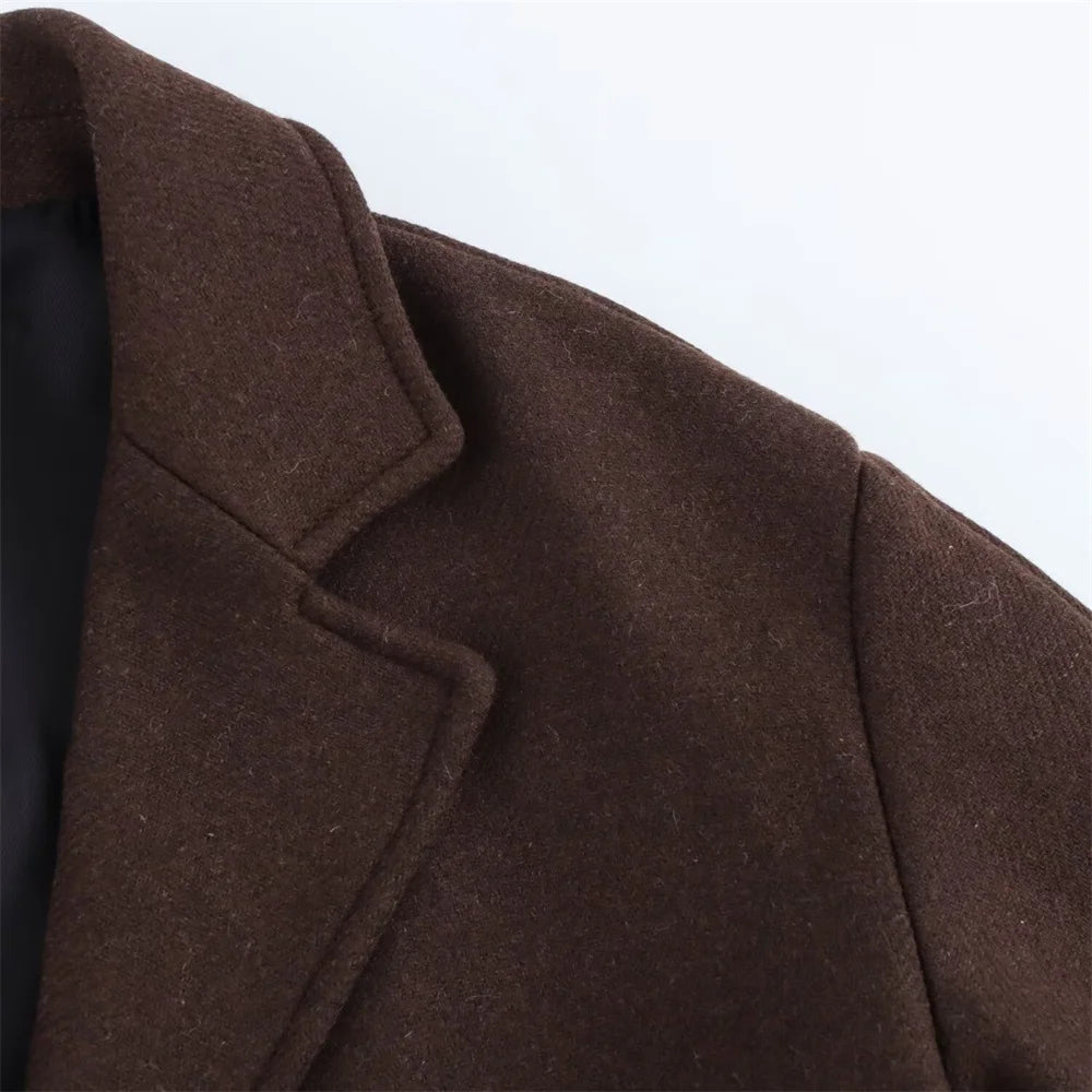 Lapel Long Coat