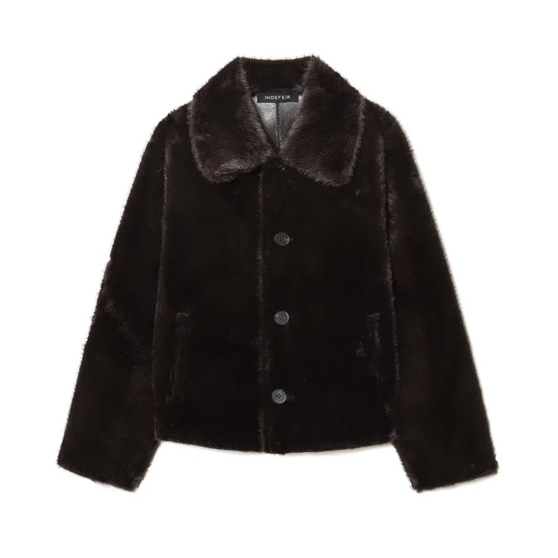 Reversible Faux Leather Jacket