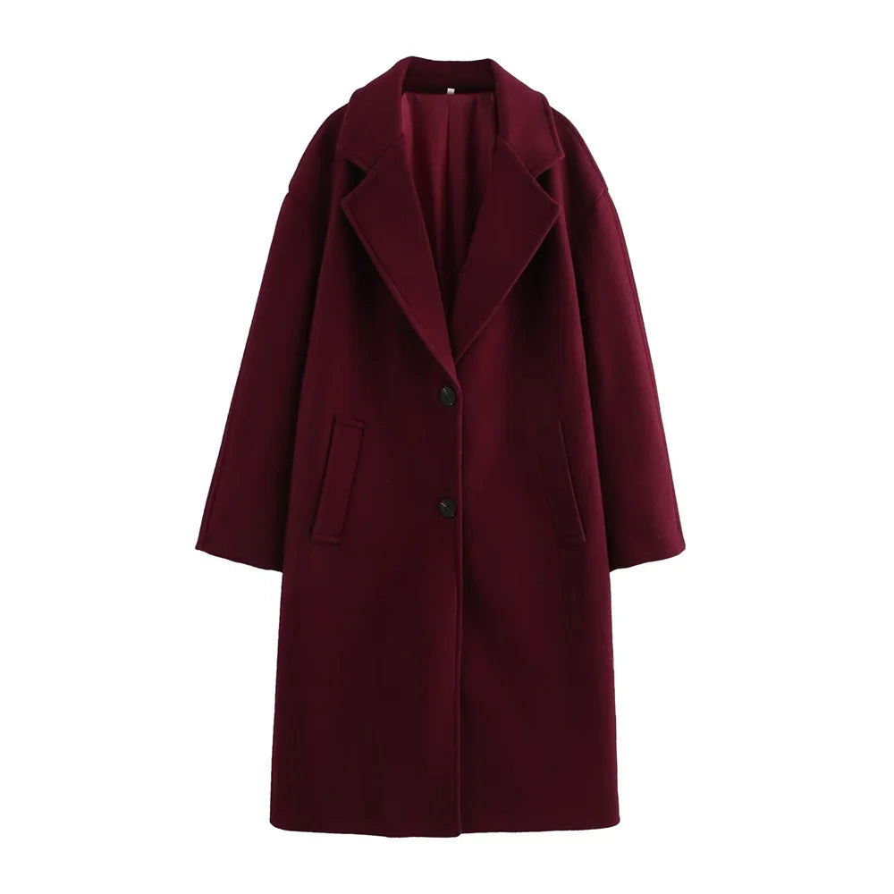 Lapel Long Coat