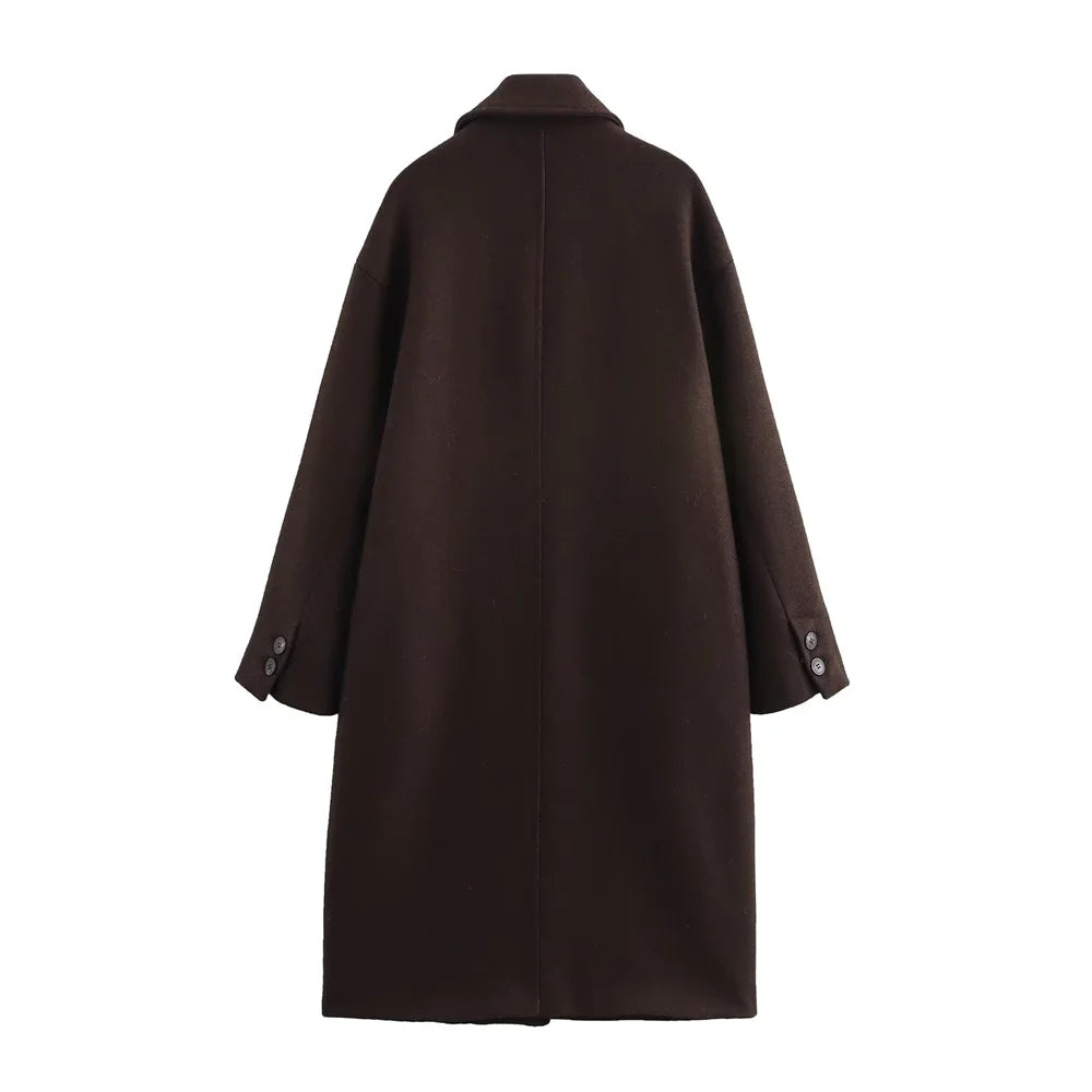 Lapel Long Coat